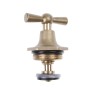 Kirchhoff Knebel-Oberteil aus Messing, 20 mm (3/4), blank, für Armaturen. Ersatzteil für Bad und Küche.