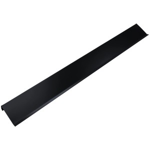 Anthrazitfarbener Kantenwinkel, 100 cm, für Dachbleche.