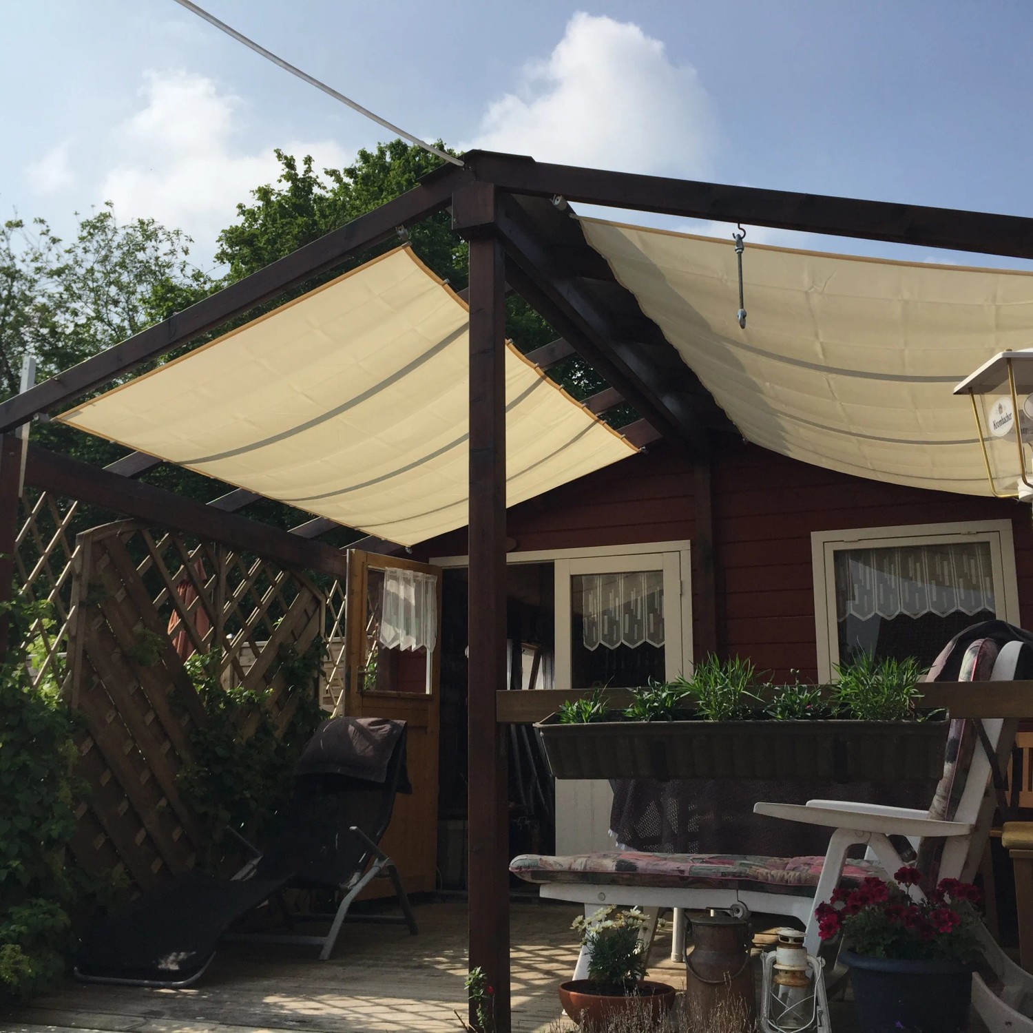 sonnensegel qualitätsunterschiede MENGH Wasserdicht Rechteckig 1x2M, Markisenstoff UV Schutz 95%, Sonnenschutz Markise Mit Ösen Reißfest Wetterfest mit Seil für Balkon Terrasse Garten, Anthrazit Garten 