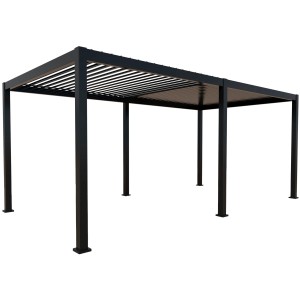 Best Freizeitmöbel Terrassenüberdachung Cadiz 360 cm x 720 cm x 250 cm