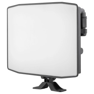 Schwarzer E2 Elektro LED-Strahler PRO 100W IP65 für den Außenbereich.