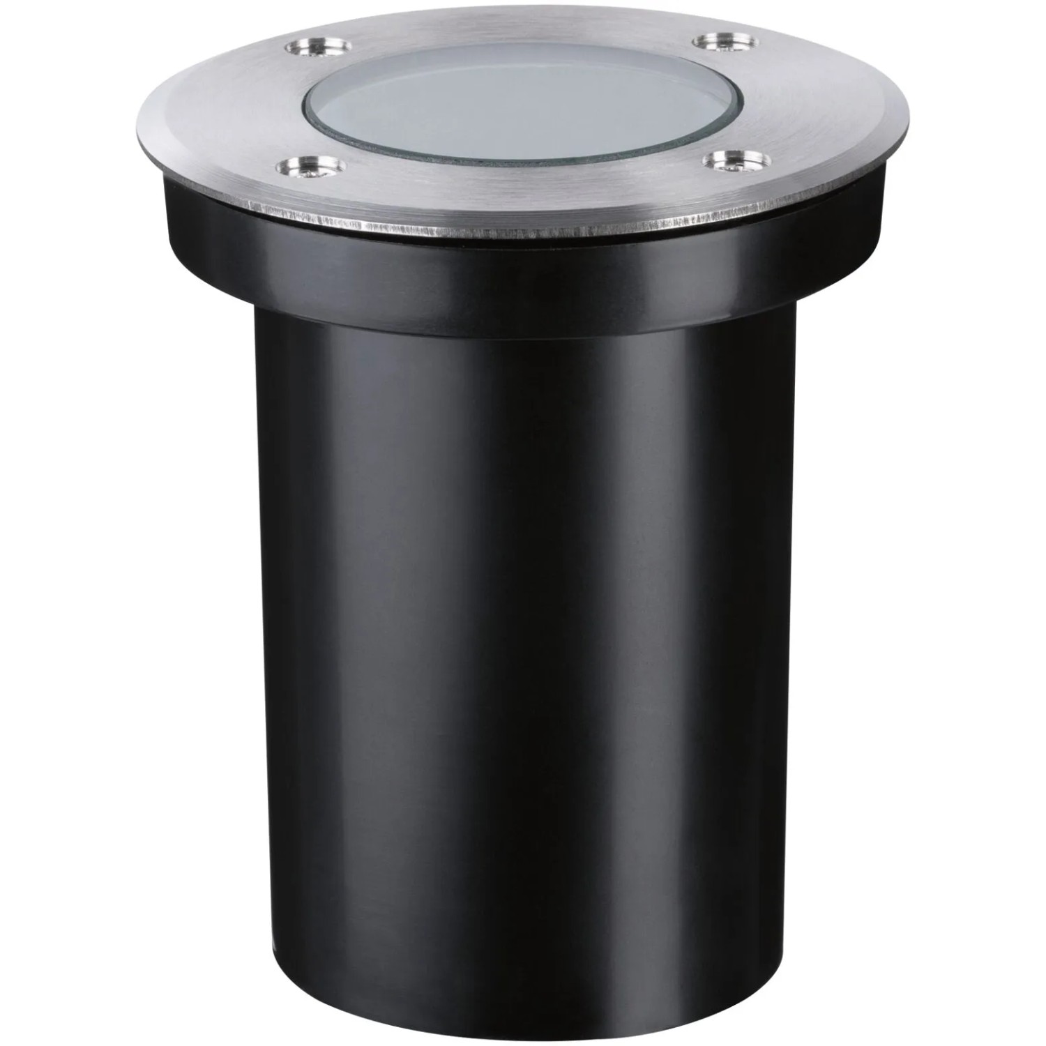 Paulmann Floor Bodeneinbaustrahler, rund, Ø 10,5 cm, Edelstahl für den Außenbereich.