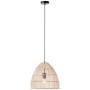 Brilliant Pendelleuchte Minster aus Rattan und Textil, eine Hängeleuchte für den Innenbereich.