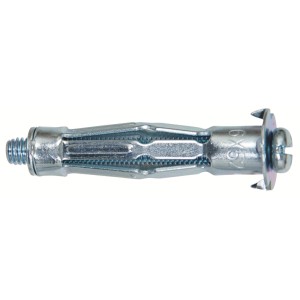 Fischer HM 5x52 S B Hohlraumdübel aus Metall, geeignet für Plattenbaustoffe, 20 Stück.