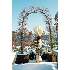 Beiges Videx Garten Vliesgewebe (150x500cm) zum Schutz von Pflanzen im Wintergarten.