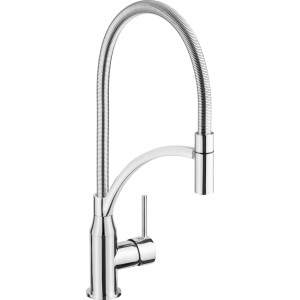 baliv Küchenarmatur KI-1090 Chrom mit flexiblem, schwenkbarem Auslauf.