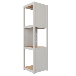 Ar Shelving Rück und Seitenwand Rivet Style S 43 x 37 cm Grauweiß FSC®