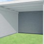 Weka Rückwand 300 cm, grau, für Designhaus Typ 126 und 172. Gartenhaus-Zubehör für Wind- und Sichtschutz.