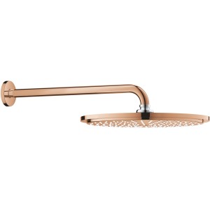 Grohe Rainshower Cosmopolitan 310 Kopfbrause-Set in Warm Sunset mit Brausearm.