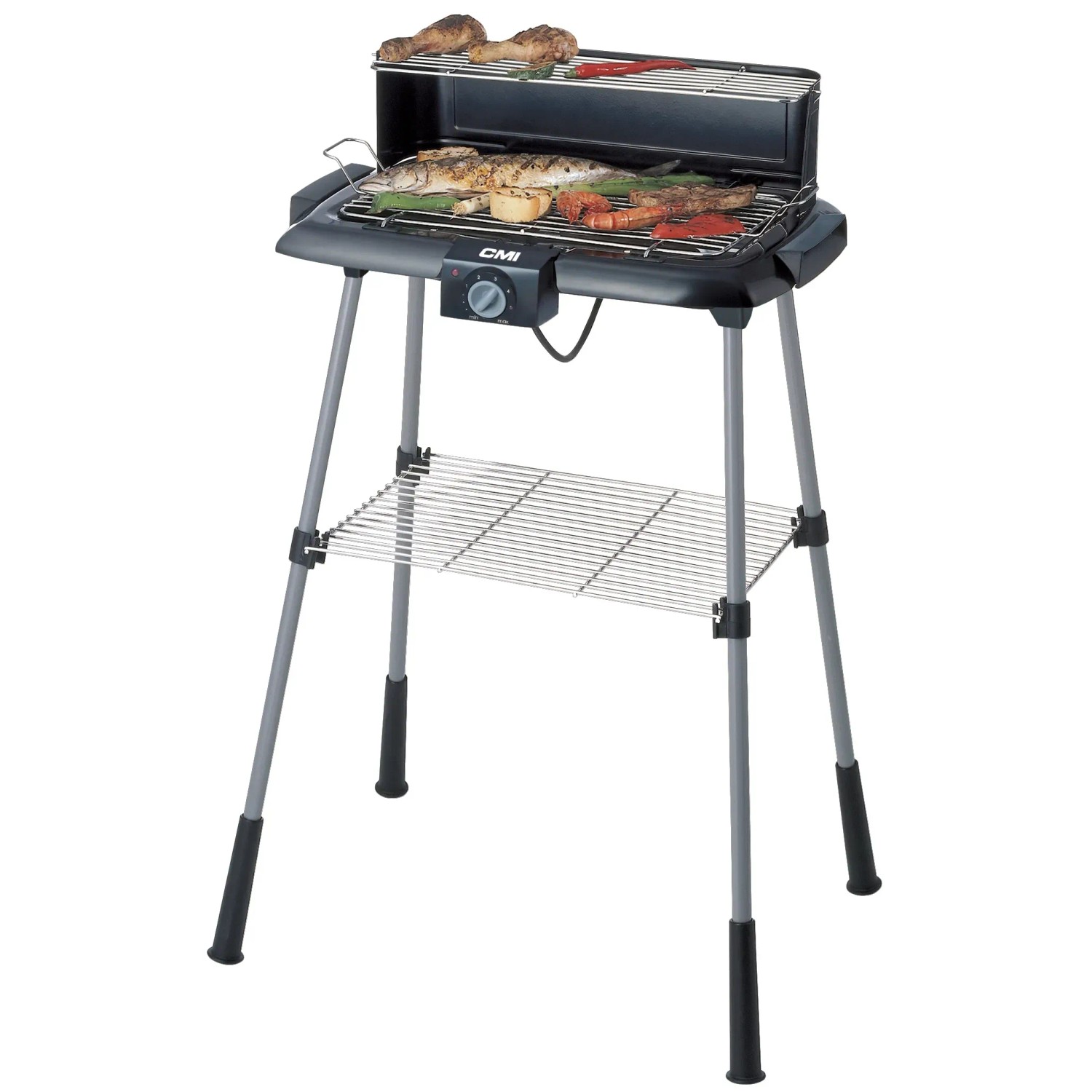 CMI Elektrogrill mit Ständer 2.200 W rauch- & geruchsarm kaufen bei OBI