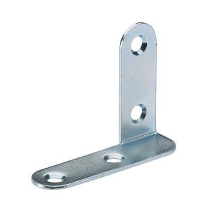 Rechtes Winkelblech 45x60x15 mm, Stahl verzinkt, für stabile Verbindungen.