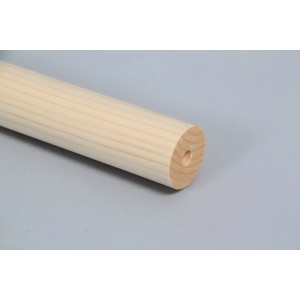 Handlauf Fichte Massivholz Ø 40 mm - Länge 2.250 mm für Innen & Außen