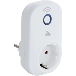 Weißer Eglo Connect Sensor Plug Plus Zwischenstecker, 6,2x11cm, zur Steuerung von Connect Leuchten.