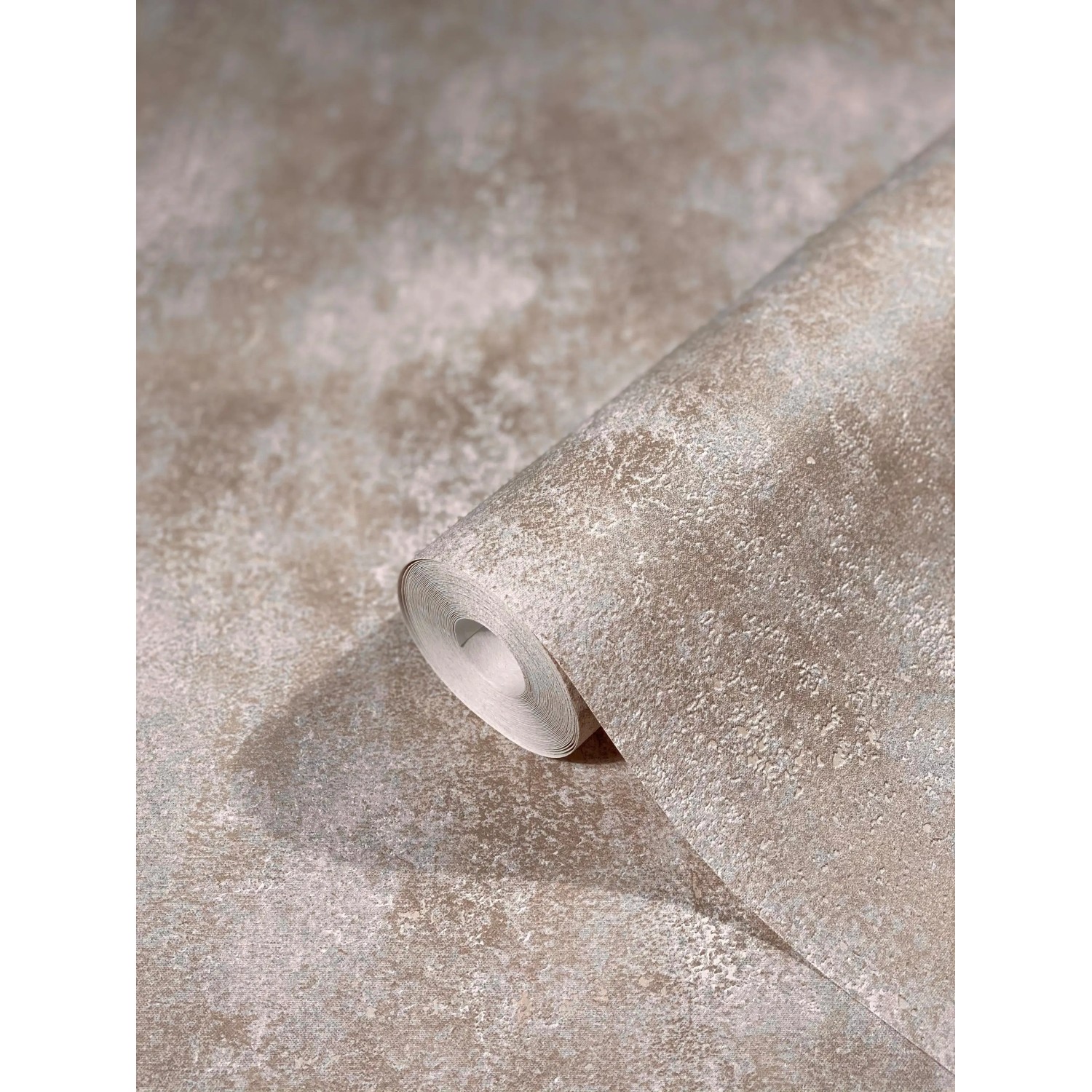 Marburg Vliestapete Hailey Uni Beige-Braun, Rolle der Dekorative Tapete mit matter Struktur.