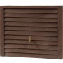 Garantia Regenwasser-Wandtank Woody 350 l Darkwood mit Zapfhahn in Holzoptik.