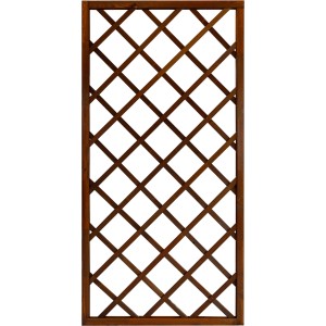 Sichtschutzzaun-Element Nancy Braun 180 cm x 90 cm