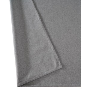 Sehlbach Fertigschal Multiband Blackout Elegance in Silbergrau, Detailansicht.