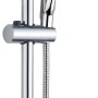 Eisl WELLY Stangenbrauseset Chrom mit Handbrause und Edelstahl-Brausestange.