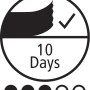 Symbol: Tesa Easy Cover Abdeckfolie, 10 Tage UV-beständig und rückstandslos ablösbar.