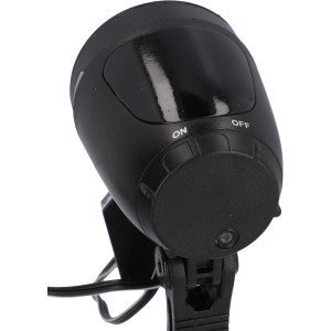 Schwarzes Fischer Dynamo LED-Frontlicht 80 Lux mit Lichtsensor für Fahrräder.