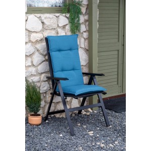 Beo Sitzauflage Thionville, 4er-Set, marineblau für Hochlehner Gartenstühle.