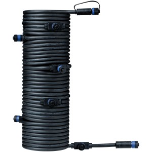 Paulmann Plug & Shine Kabel, 15m, mit 7 Ausgängen für Außenbeleuchtungssysteme.