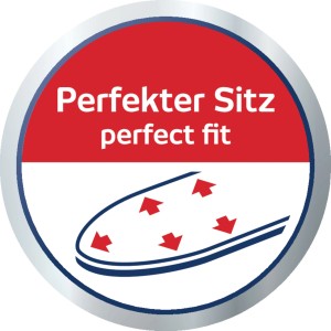 Symbol für Leifheit Bügeltischspanner: Perfekter Sitz des Bügeltischbezugs.