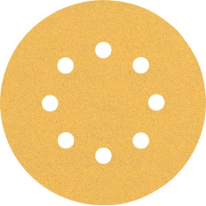 Bosch Expert Schleifblatt C470, Ø 125 mm, K100, 5er-Pack für Exzenterschleifer.
