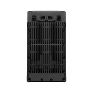 Rückansicht der EcoFlow Zusatzbatterie Stream AC Pro 1,92 kWh mit Anschlüssen und Kühlrippen.