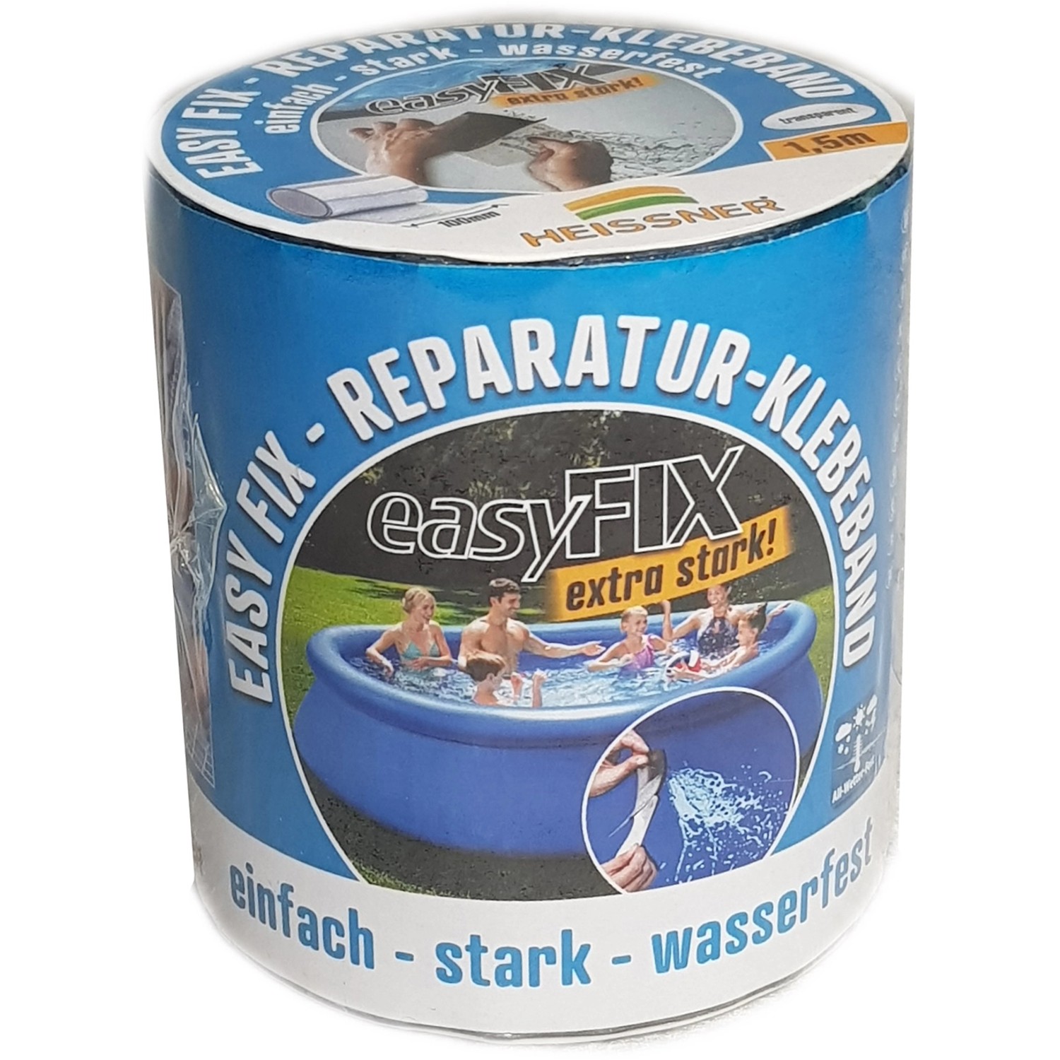 Rolle transparentes easyFix Reparatur-Klebeband, geeignet für Teichfolien und andere Reparaturen.