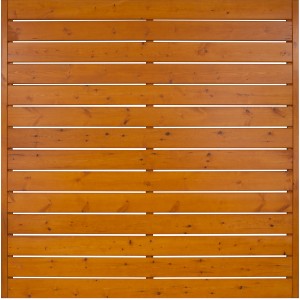 Sichtschutzzaunelement Faro Pinie lackiert 180 cm x 180 cm