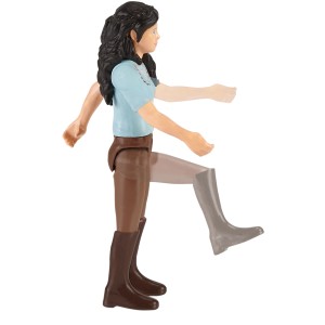 Schleich Horse Club Emily Figur, Teil des Waschplatz Sets für Pferde, Detailansicht.