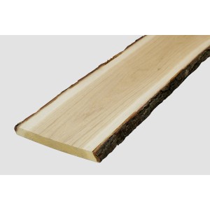 Rustikales, unbesäumtes Eichenbrett (200 cm) für Regale und Möbelbau.