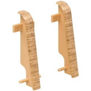Living by Haro Zwischenstücke Eiche, 2 Stück, für Sockelleisten, zur einfachen Montage ohne Gehrungsschnitt.