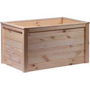 Dobar Hochbeet, 108x62x60 cm, aus lasiertem Holz. Ideal für Garten, Terrasse oder Balkon.