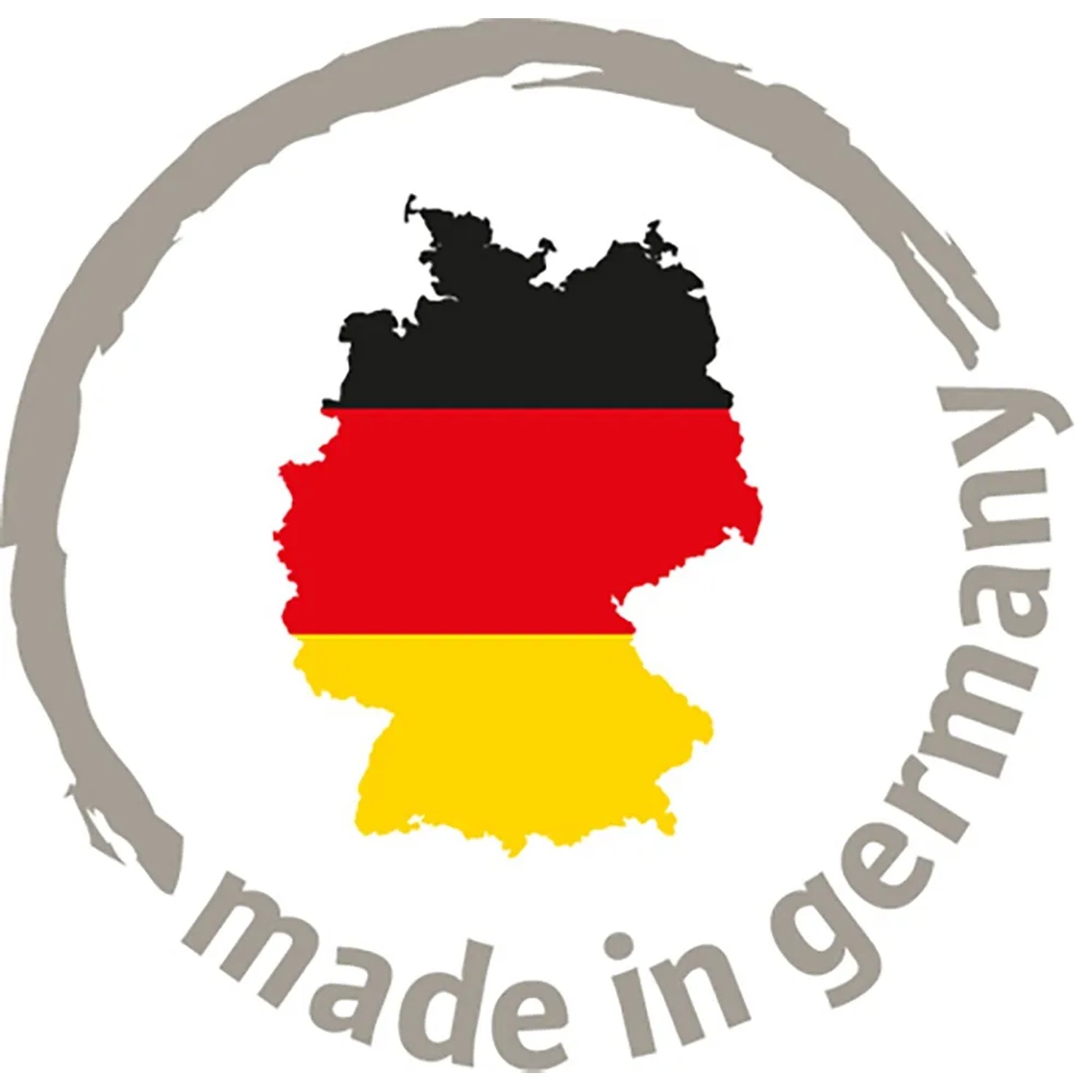 Hergestellt in Deutschland Logo für Scheurich Pflanzgefäße.