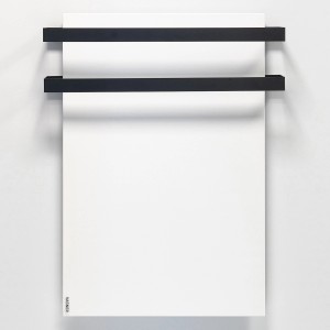 Vasner Infrarotheizung-Handtuchhalter Citara 2er Set Schwarz