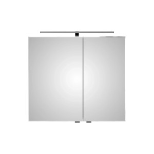 Pelipal Spiegelschrank Quantum 07, 80 cm, Kaschmir Matt mit LED-Leuchte.