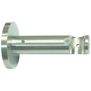 Gardinia Träger Memphis offen Edelstahloptik 7,5 cm