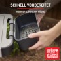 Weber Gasgrill Traveler: Zubehör-System für schnelles Vorbereiten am Grill.