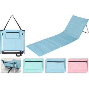 Strandmatte faltbar mit Rückenlehne