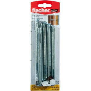 Fischer Fensterrahmendübel F 10 M 132 K (6 Stk.) im Set, geeignet zur spannungsfreien Befestigung von Fensterrahmen.