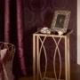 Bilderrahmen Blush Bordeaux, 10x15 cm, aus Glas und Metall im Boudoirstil.