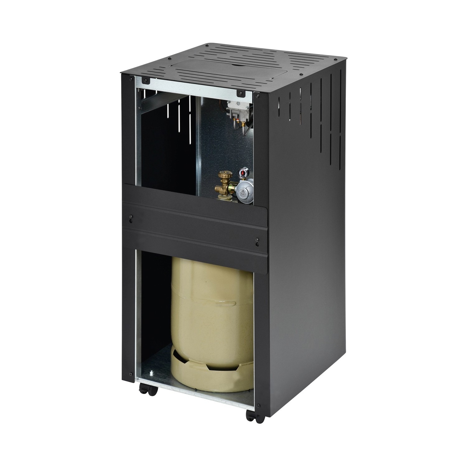 Firefix Gas-Heizofen Kamin 4200 Eco Plus 4,2 kW Schwarz EEK: A_5