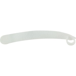 Weißer Schwaiger Klettbinder, 170 mm, 10er-Pack für Kabelordung.