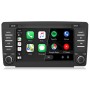 Junsun Autoradio für Skoda Octavia. Schwarzes Android Radio mit Touchscreen, CarPlay, Navigation und Bluetooth.