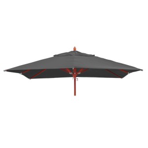 Anthrazitfarbener Ersatzbezug für MCW Sonnenschirm C57, 4x4m.