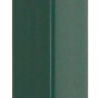 Grüner Solid Zaunpfosten aus Stahl, 170 cm, mit Edelstahlbeschlägen für Stabmattenzaun.