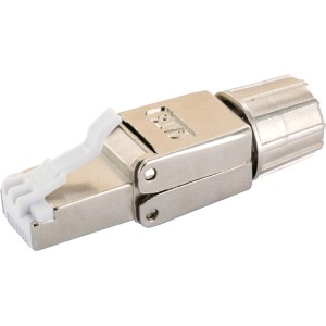 Schwaiger® Netzwerkstecker Cat8.1 - STP Metall 1 Stück RJ45