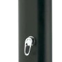 Schwarze Gre PVC-Solardusche mit 30 l Tank und Regulierbarer Brause für den Garten.